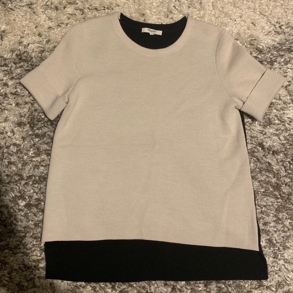 Madewell Short Sleeved Thick Sweater Small